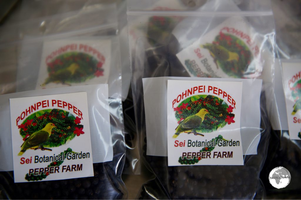 The fiery Pohnpei pepper is grown in the south of the island at a garden owned by Sei.