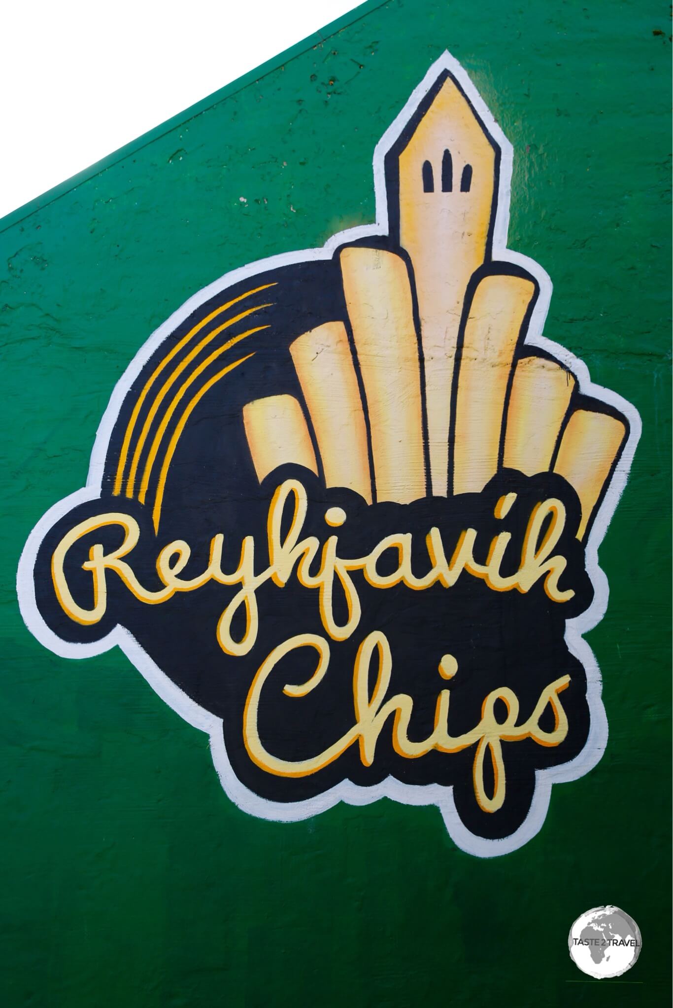 Chip shop in Reykjavik.