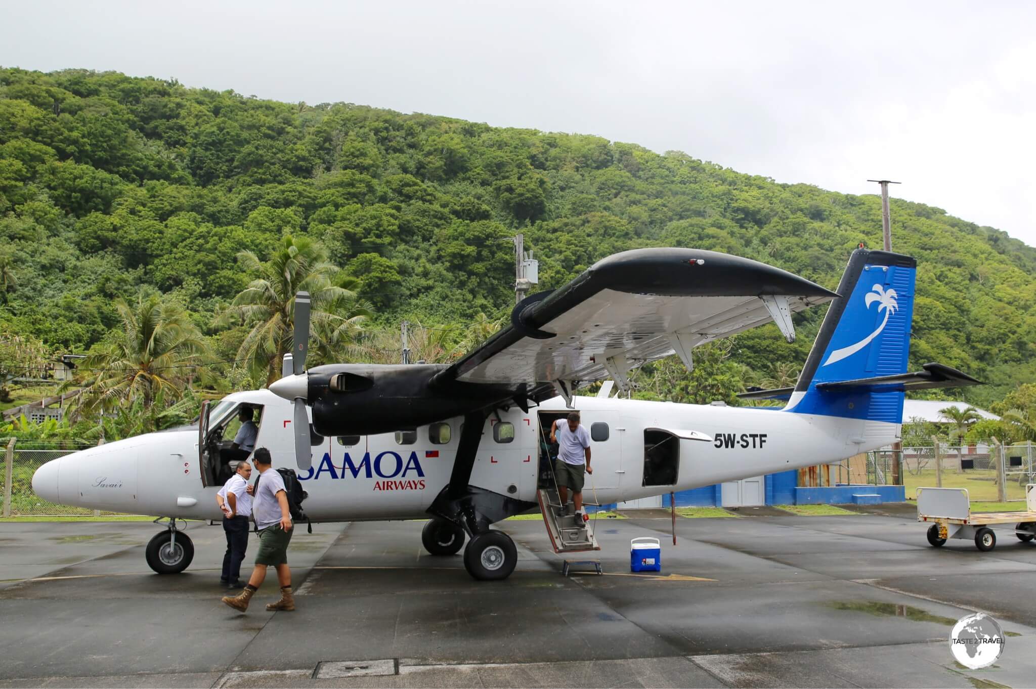 Arriving on Ta'u with Samoa Airways who provide all domestic flights in American Samoa.