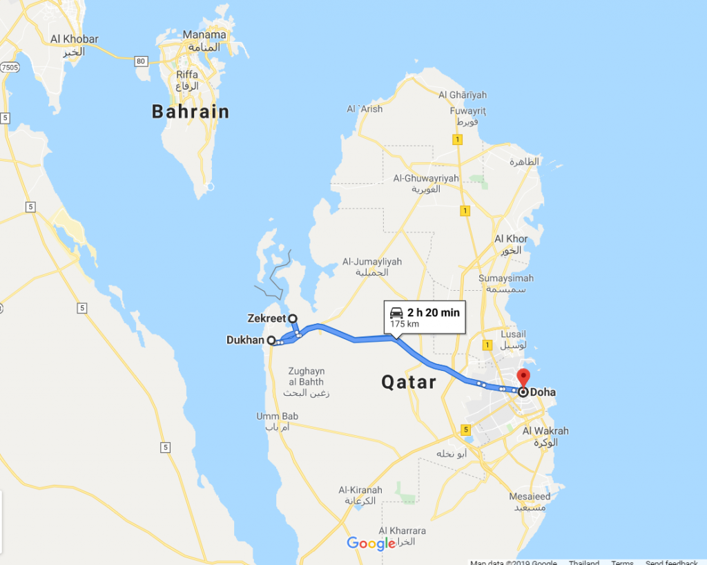 A Day Trip to Western Qatar.