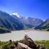 Stunning views are to be found everywhere at Big Almaty Lake.