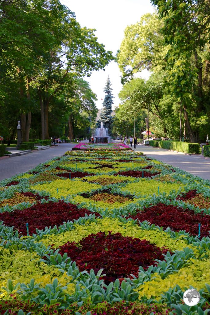 Bishkek is a city of parks.