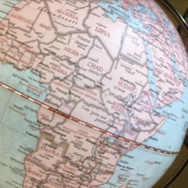 Africa Globe Map