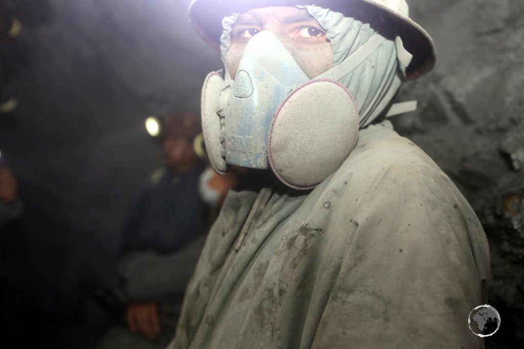 Despite the health risks and shorten life expectancy, the 16,000 miners who work inside Cerro Rico have few other employment options, but are taking some precaution against the hazards.