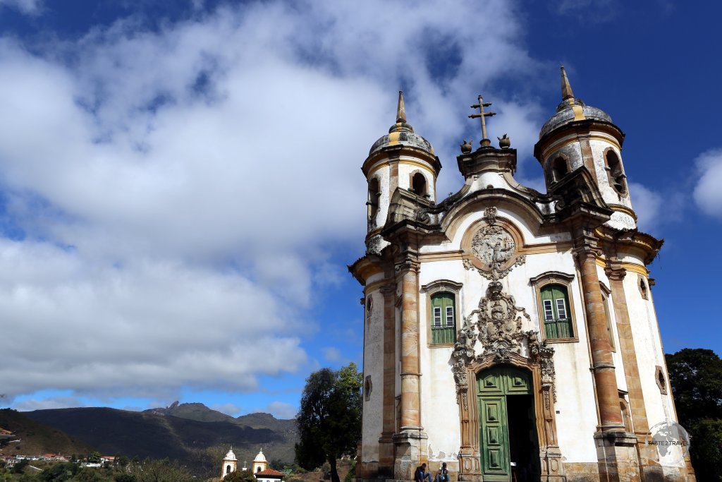 Constructed in 1768, the perfectly preserved Church of Francis of Assis is one of Ouro Preto’s most famous architectural landmarks.