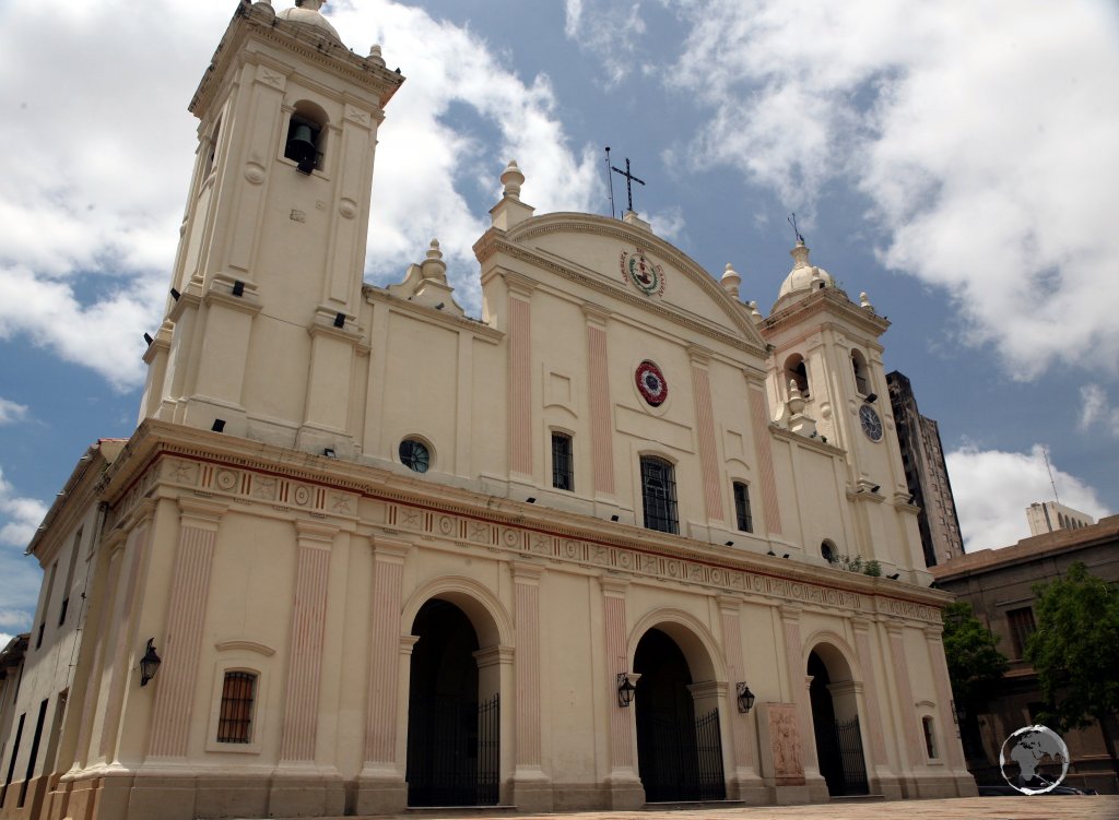 Inaugurated in 1845, the 'Metropolitan Cathedral of Our Lady of the Assumption' (also called simply Asunción Cathedral) is the main Catholic church in Asunción.