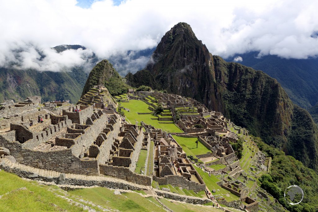 A triumph of the Inca empire, Machu Picchu is a 15th-century citadel, located in the Eastern Cordillera of southern Peru, on a 2,430-metre (7,970 ft) mountain ridge.