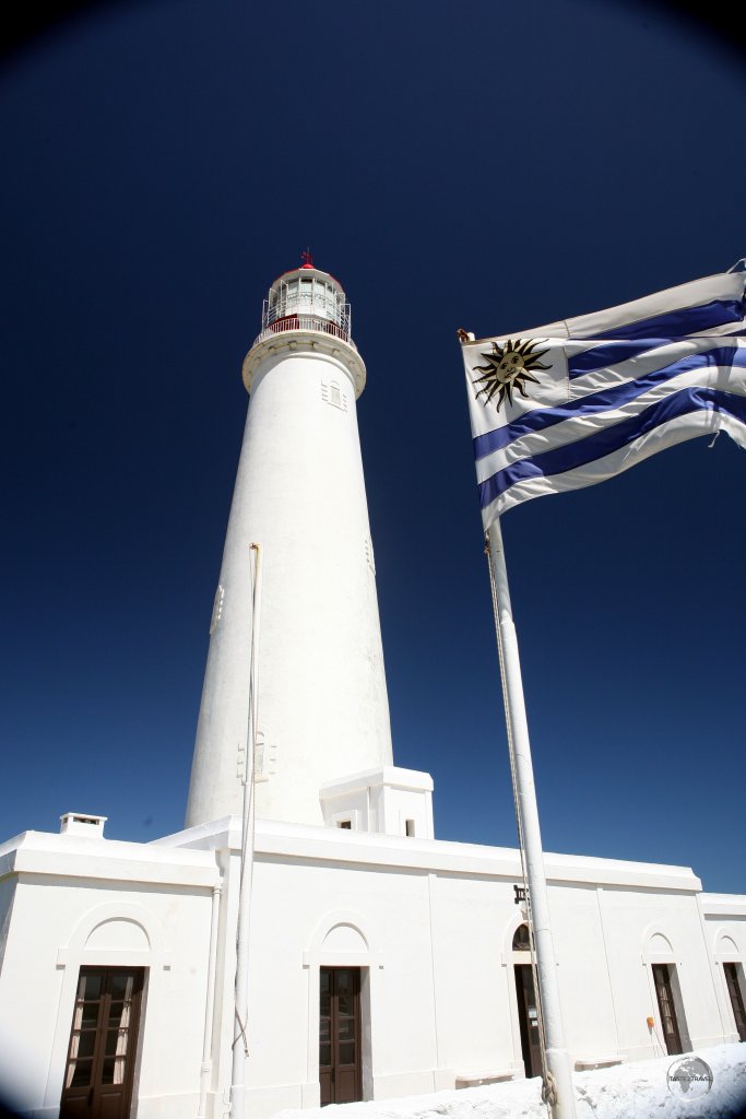 Built in 1874, Cabo Santa Maria Lighthouse is located in the seaside resort town of La Paloma.