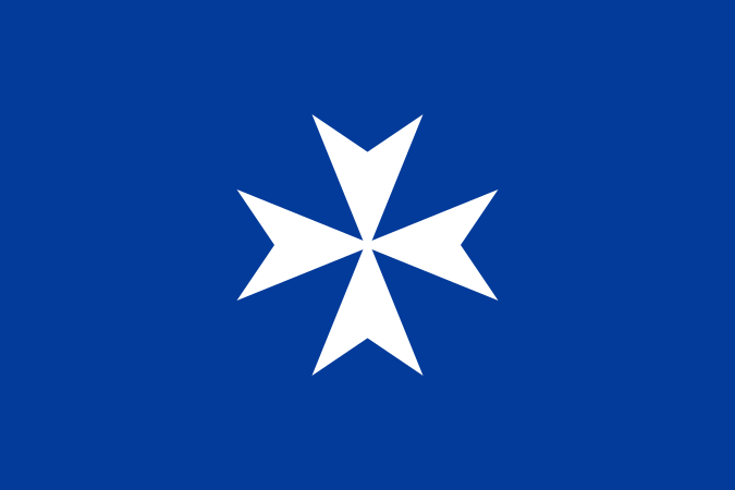 The flag of the Order of Malta was adopted from the flag of Amalfi.<br /> <i>Source: Wikipedia.</i>