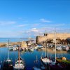 Kyrenia castle guards the entrance to Kyrenia harbour.