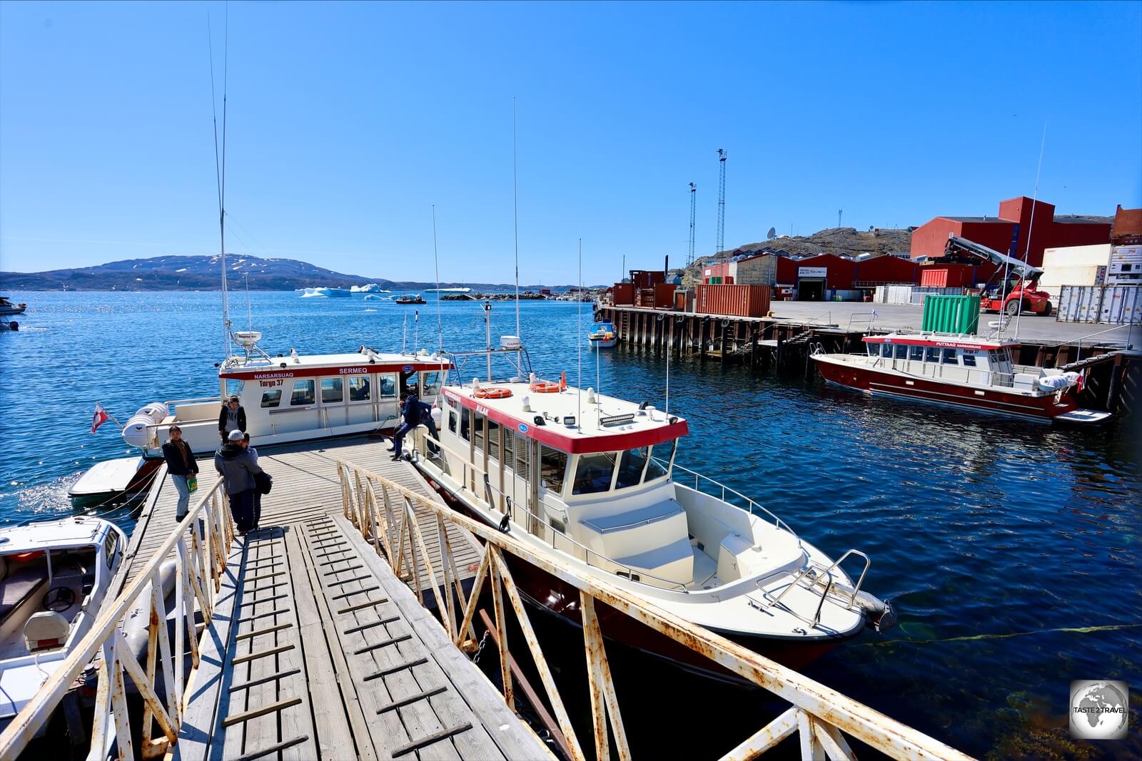 The Disko Line dock in Qaqortoq.