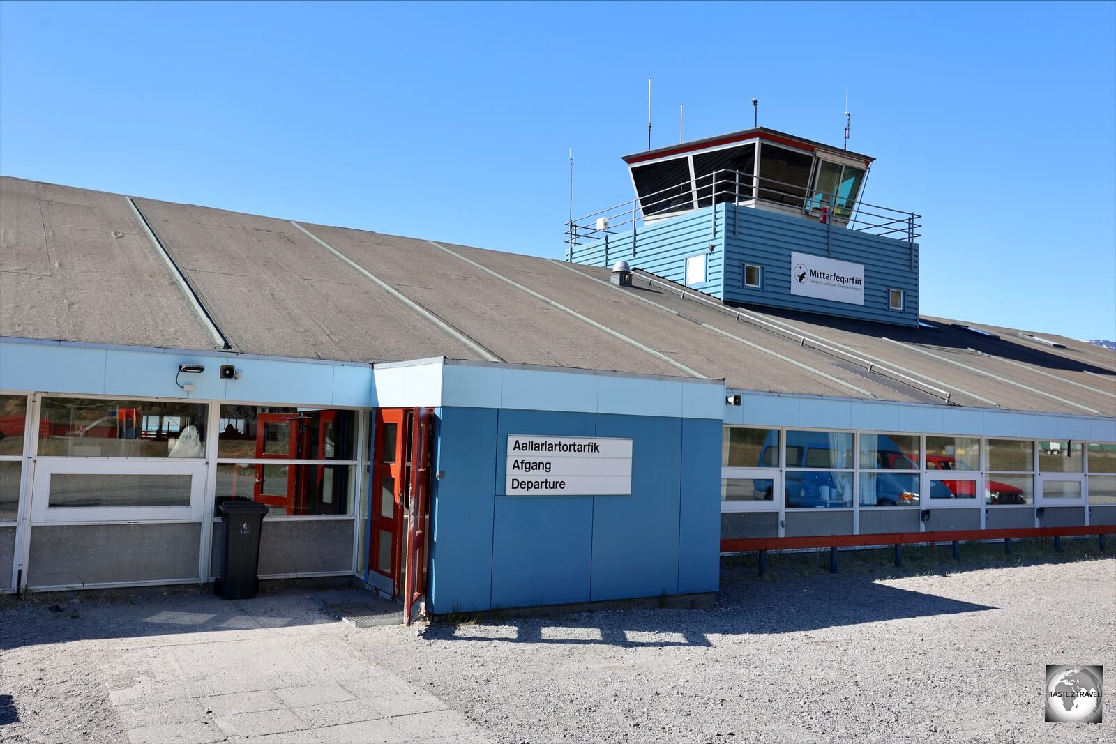 The terminal at the very sleepy Narsarsuaq Airport.