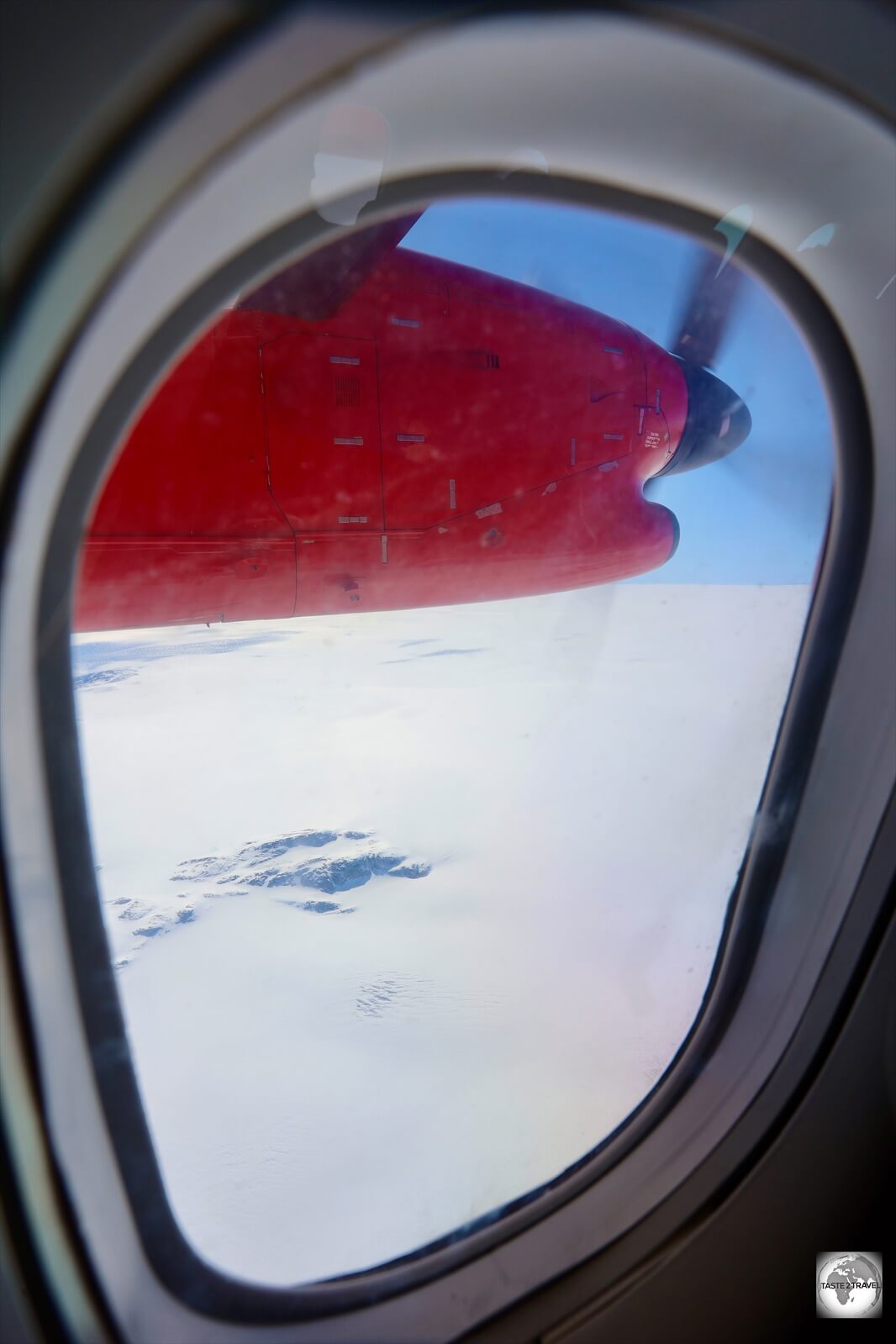 Covering most of the island, the Greenland Ice sheet is 1,500 metres thick and almost perfectly flat.