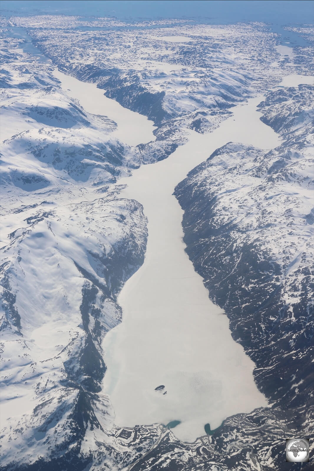 One of many coastal glaciers which drain the massive Greenland Ice Sheet.