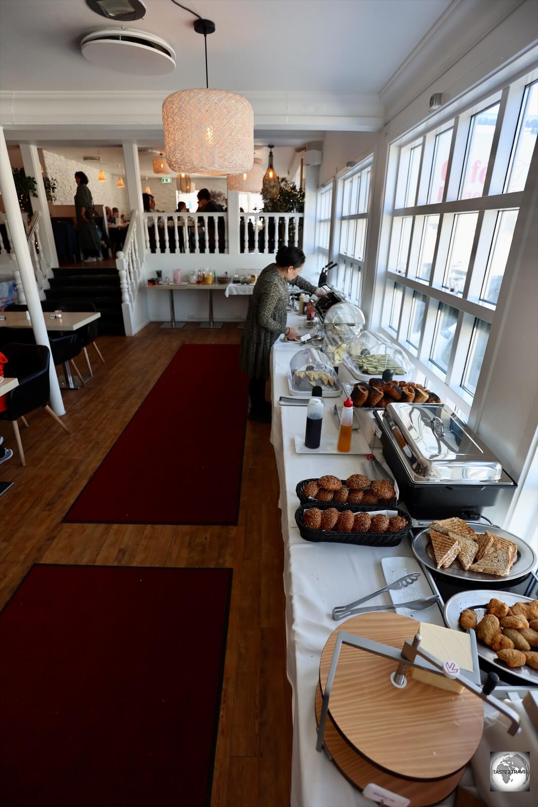 Café Esmeralda offers the best Sunday brunch in Nuuk. 