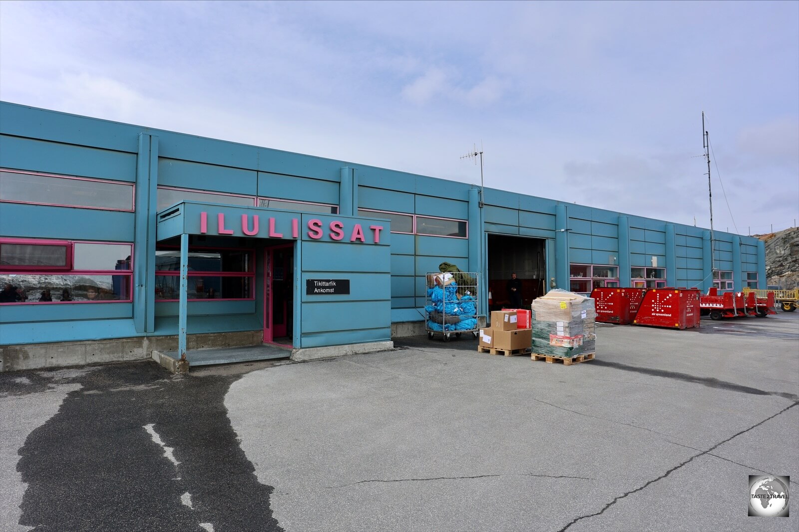 The terminal at Ilulissat airport.