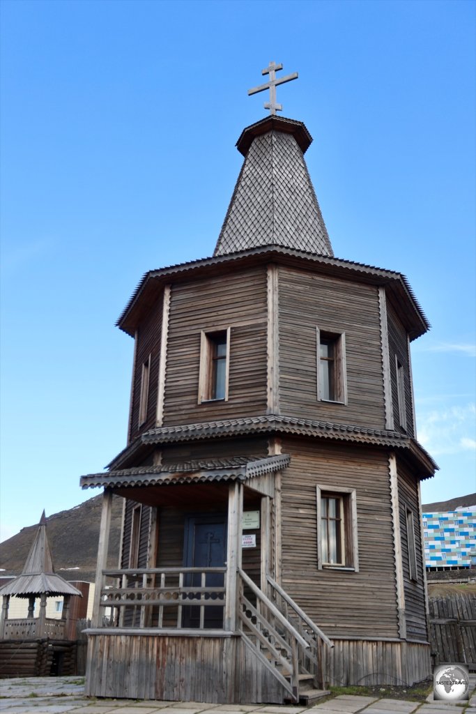 The Russian orthodox chapel in Barentsburg is the world's northernmost Orthodox chapel.