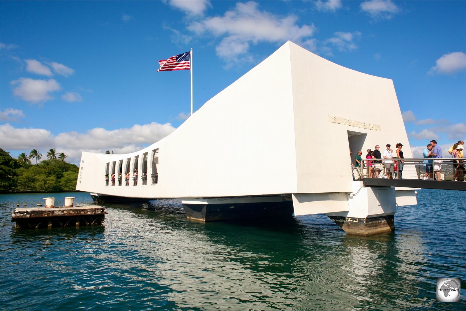 The Pearl Harbour Memorial, Honolulu, Hawaii