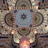 The dazzling interior of the Jalil Khayat Mosque in Erbil.