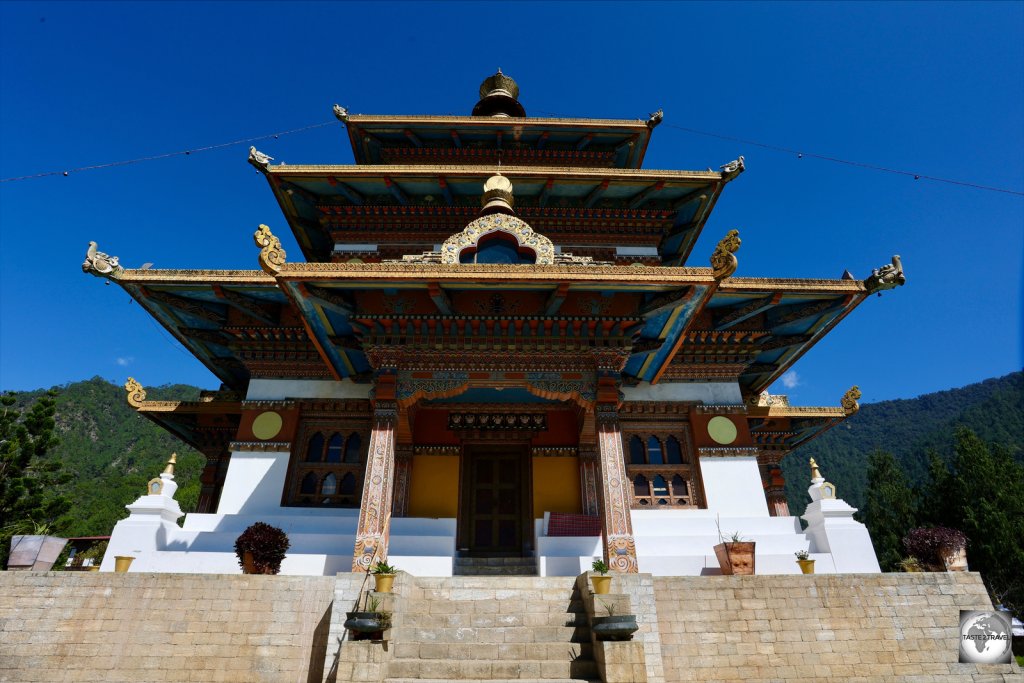 Khamsum Yulley Namgyal Chorten was built to ward off evil spirits and to bring world peace.