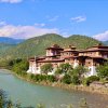 Located at the confluence of two rivers, Punakha Dzong is said to be the most beautiful fortress in Bhutan.
