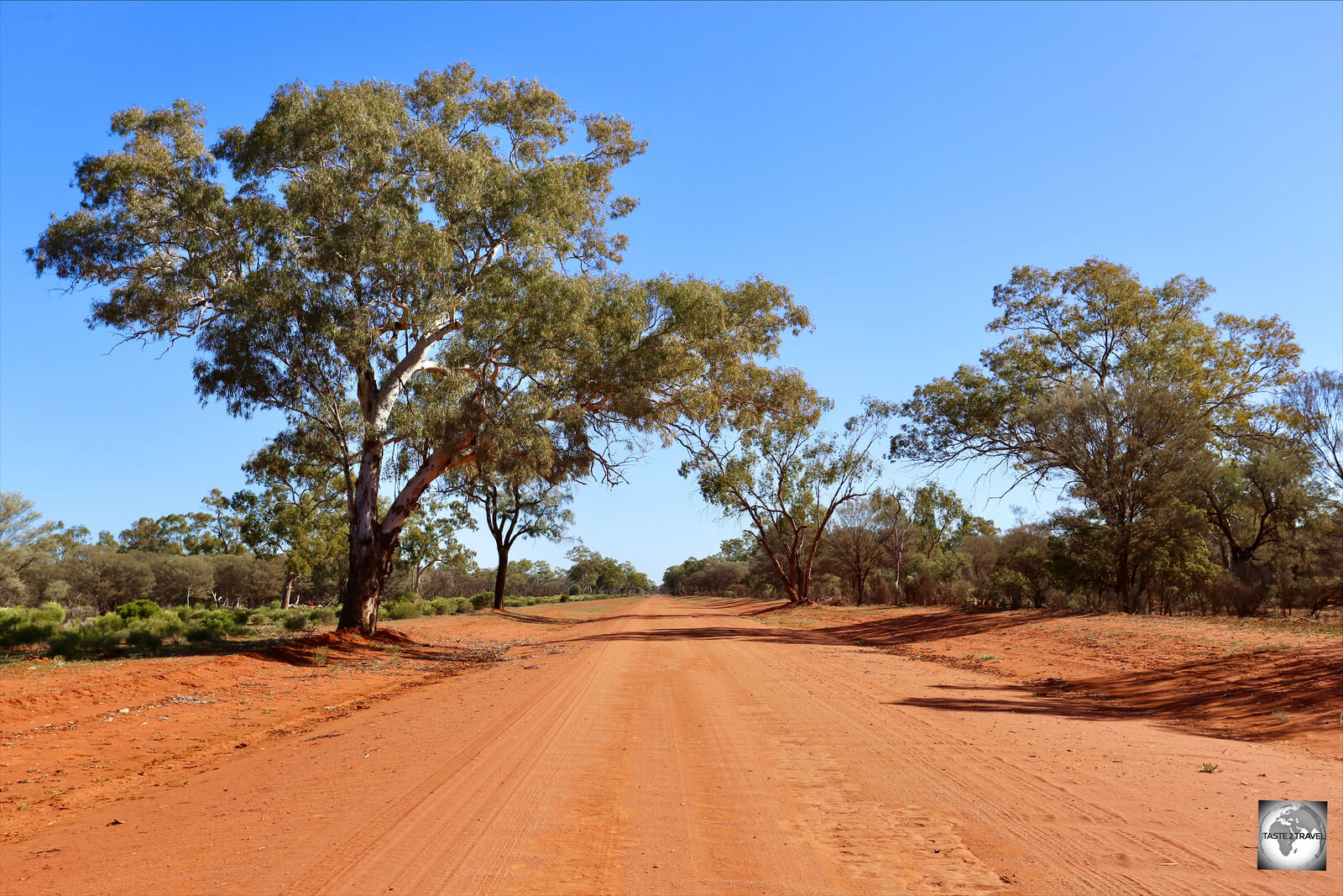 Outback Road near Bourke, New South Wales.