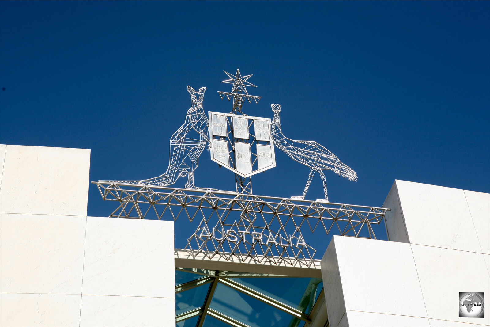 Australian Coat-of-Arms on Parliament House, Canberra