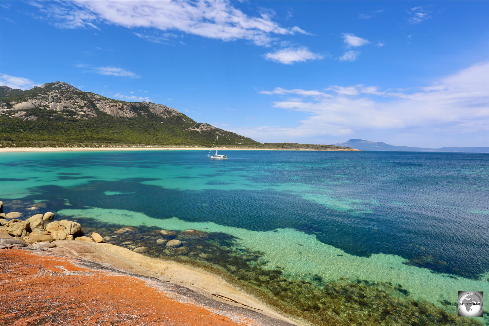 View of Flinders Island, Tasmania