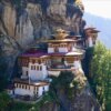 The iconic Tiger's Nest Monastery is the most popular tourist sight in Bhutan.