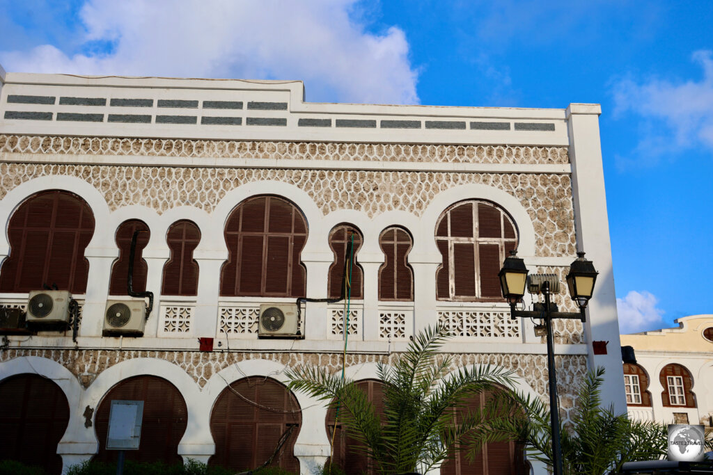 A colonial-era building in the European Quarter of Djibouti City.