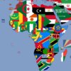 Africa Flag Map