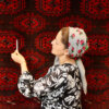 Learning the secrets of Turkmen carpets at the Turkmen Carpet Museum in Ashgabat.