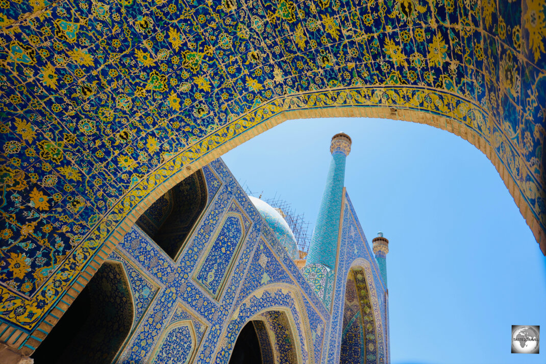 The Cover Photo: A view of the truly magnificent Shah Mosque, a highlight of Esfahan.