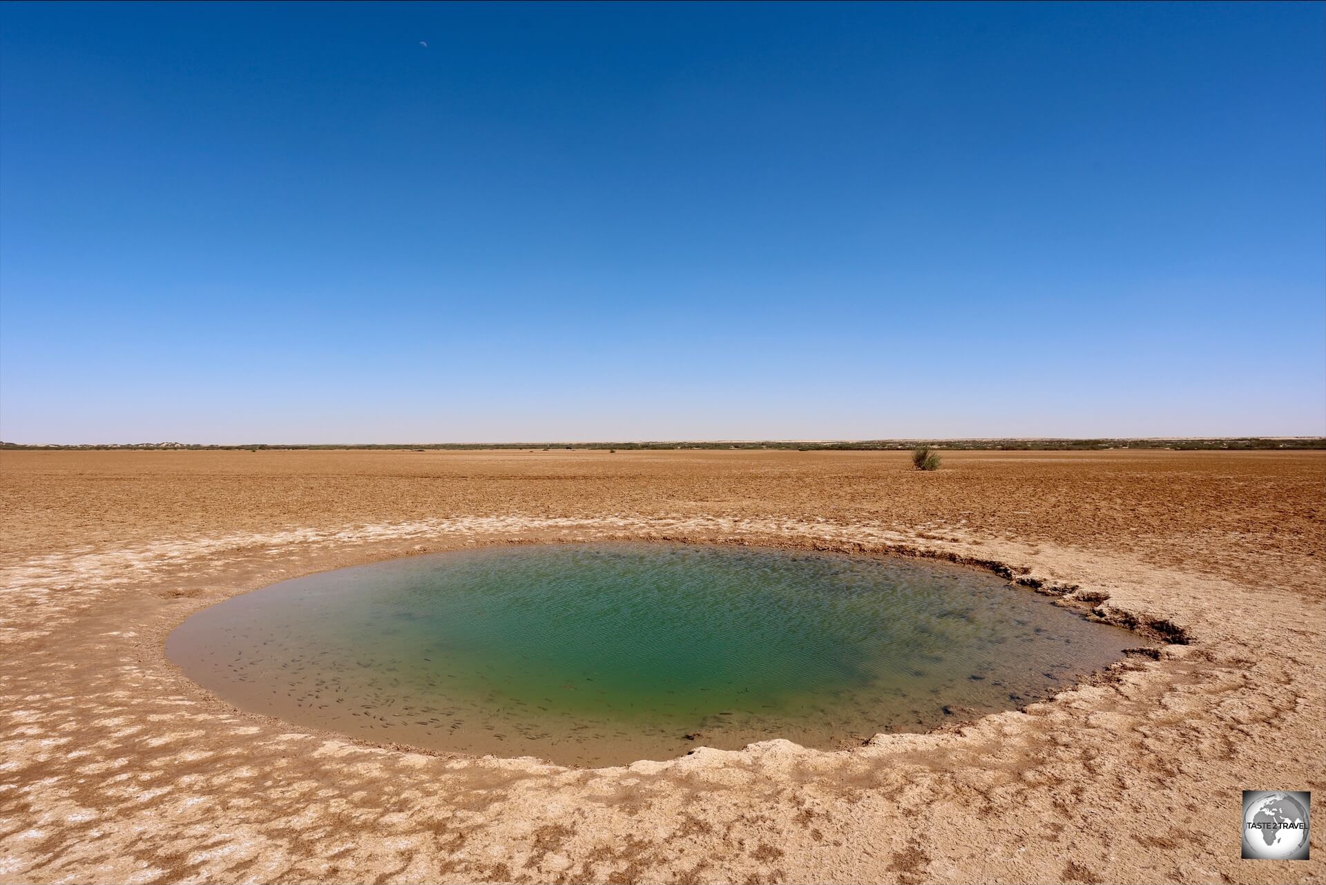 The 'Sebkha of Imlili' are permanent, isolated, pools of hypersaline water which were formed during the Holocene epoch (11,700 years ago). 