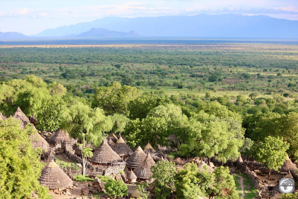 Views of the surrounding plains from Ilieu village.