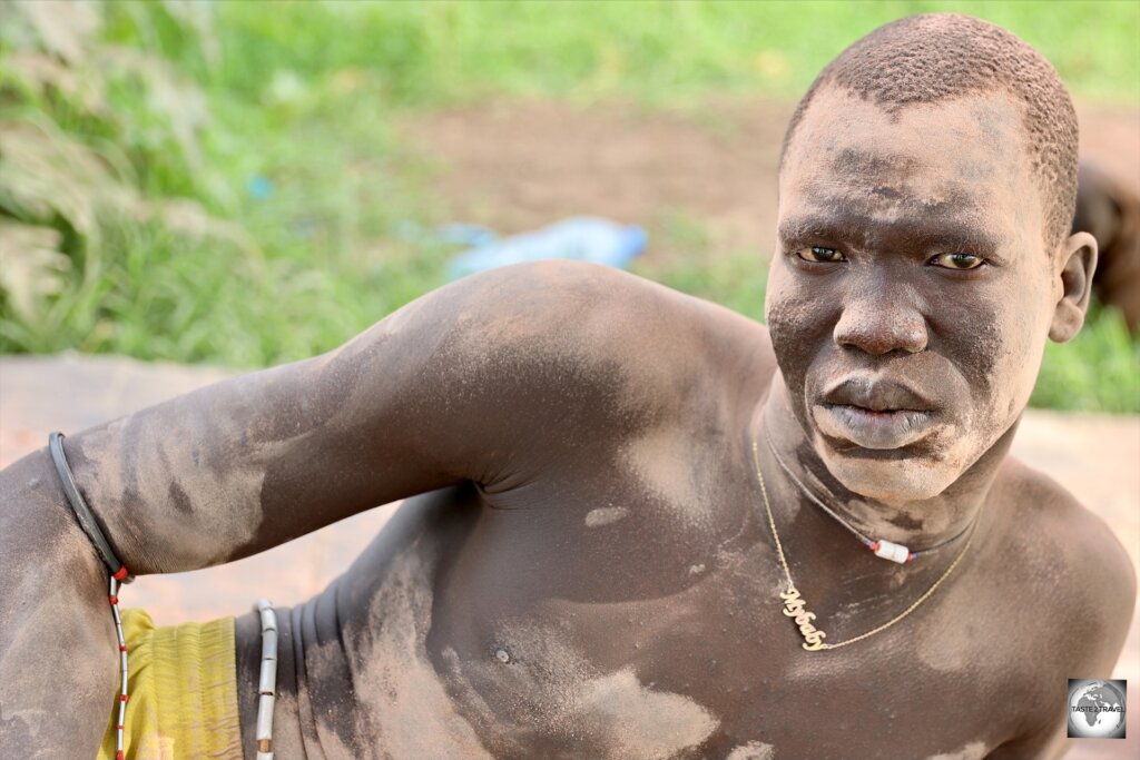 The Mundari cover their skin in cow-dung ash to protect against mosquito bites.