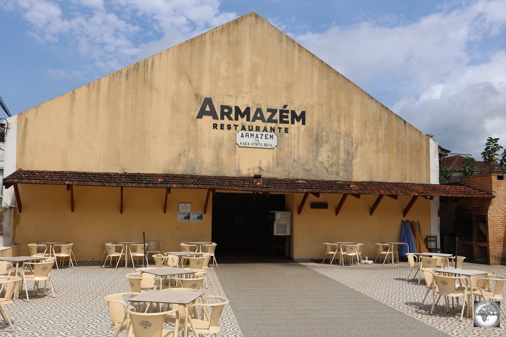 The Armazém Restaurante in downtown Santo Antonio. 